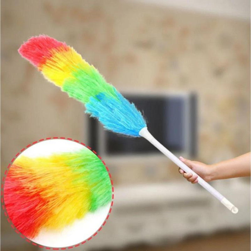 Rainbow Brush Duster Microfiber for Cleaning Home Furniture Multicolor