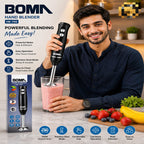 BOMN Hand Blender – Powerful Electric Stick Blender for Juices, Soups & Shakes