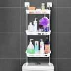 3 Layer Bathroom Storage Rack – Wall Mounted Organizer Shelf for Toiletries & Accessories