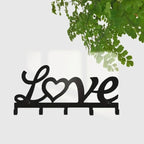 Love Letter Key Holder – Wall Mounted Decorative Key Stand with Hooks