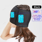 Hot & Cold Therapy Ice Cap – Gel Headache Relief Mask | Migraine Relief & Stress Cooling Cap