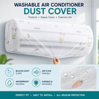 Premium Air Conditioner Dustproof Cover – Washable Protective AC Cover