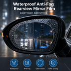 Water And Rain Proof Antilog Film For Car Mirror