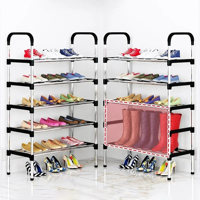 5 Layer Shoe Rack – Durable Multi-Tier Shoe Organizer for Home (Space Saving)