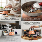 RAF Electric Multifunction Grinder – High Speed Stainless Steel Coffee & Spice Grinder