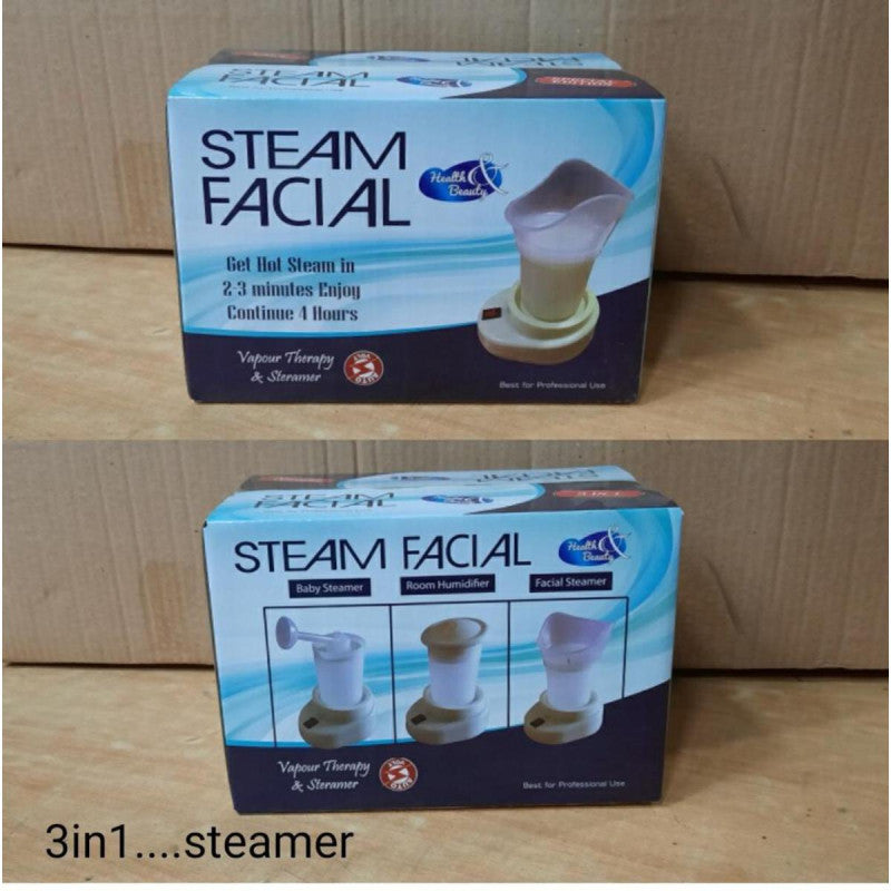 Shinon 3 in 1 Steam Facial Steamer – Deep Cleansing, Blackhead Removal & Skin Hydration Machine