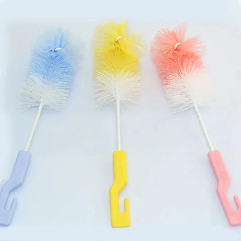 Baby Bottle Cleaning Brush Set – 2-in-1 Nipple & Bottle Cleaner