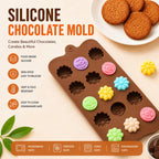 Multi Design Food Grade Silicone Chocolate Mold – Non-Stick Candy & Baking Mould