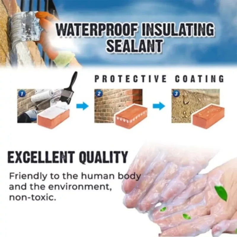 Invisible Waterproof Sealant – Leak Repair Paste | Crack Filler & Water Leakage Solution