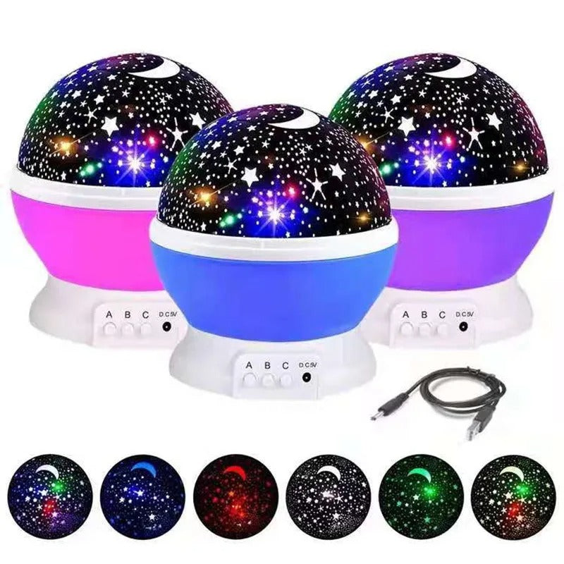 Star Master Galaxy Projector – LED Night Light with Star & Moon Projection (Multicolor)