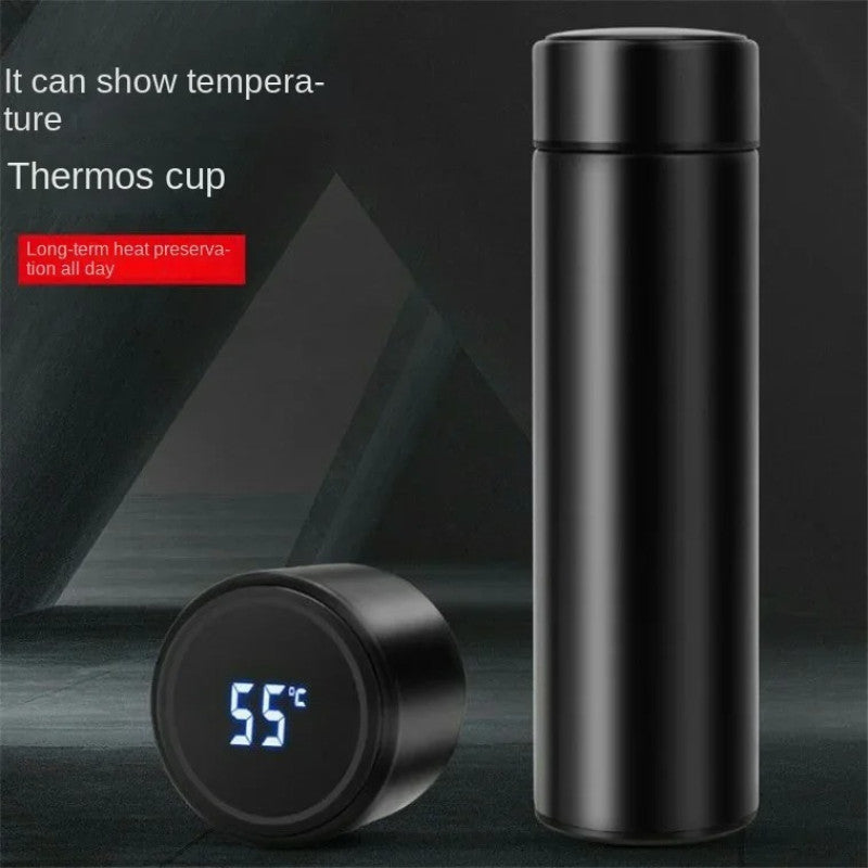 Smart Temperature Bottle – LED Display Stainless Steel Thermos (Hot & Cold)
