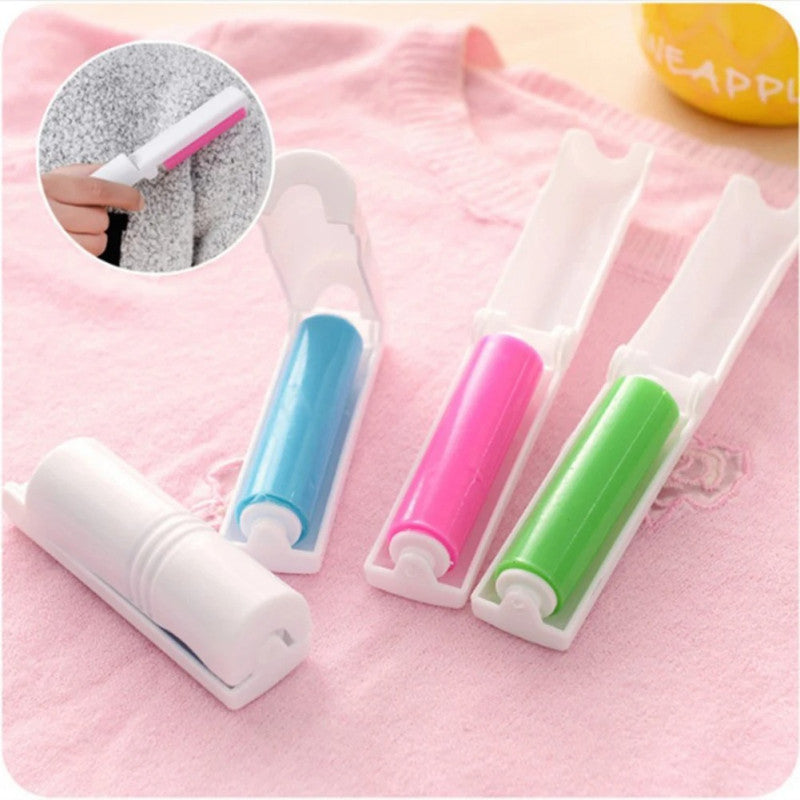 Mini Pocket Compact and Portable Lint Roller with Washable Refill