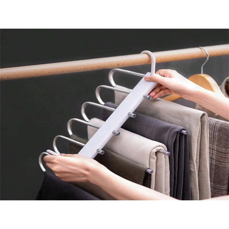Pack of 2 Pant Hanger For Clothes Organizer