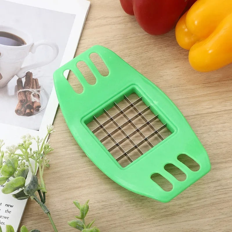 Stainless Steel Vegetable Potato Square Slicer French Fry Grid Cutter