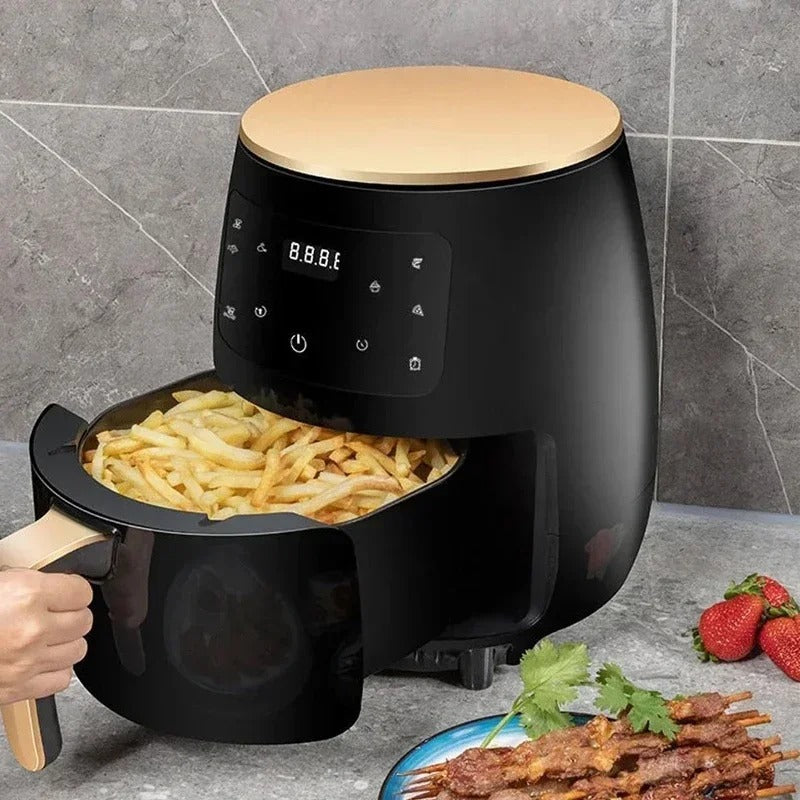 Silver Crest S-18 Air Fryer XL – Digital Touch Screen | Oil-Free Healthy Cooking (4 Presets)