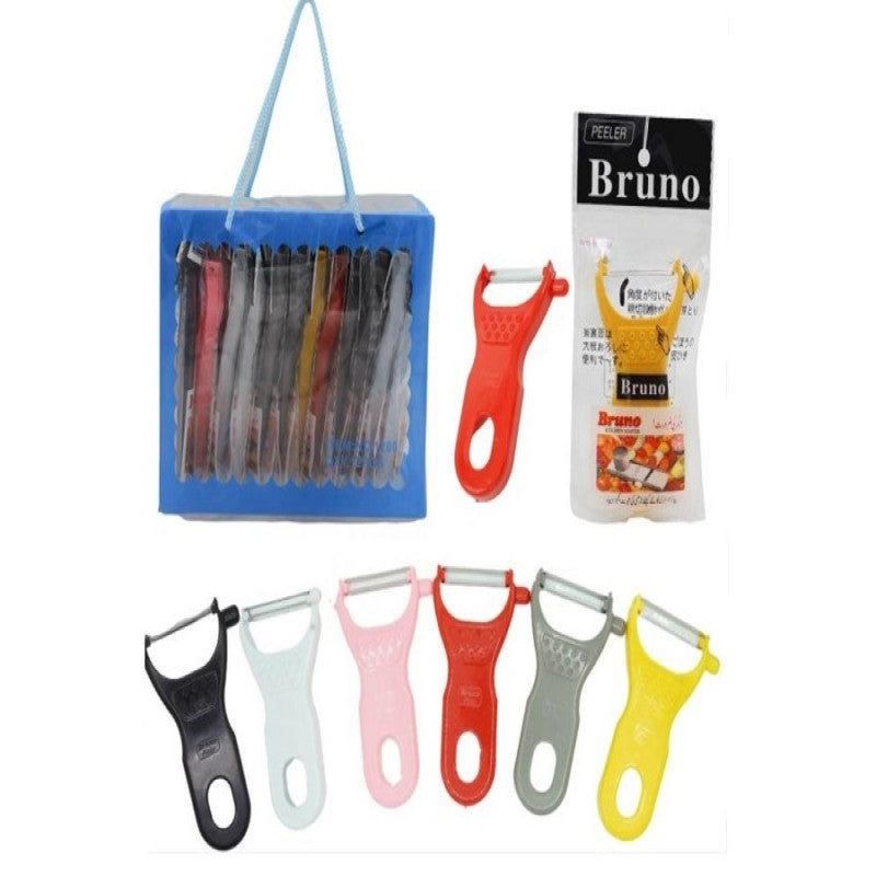 Bruno Kitchen Peeler – Stainless Steel Vegetable & Fruit Peeler | Sharp & Easy Grip