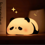 Cute Panda Rechargeable Night Lamp – Soft Silicone LED Touch Light