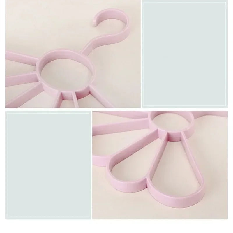 Pack of 2 Flower 5 Ring Hanger