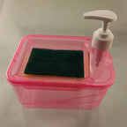 Square Soap Pump Dispenser with Sponge Holder – Kitchen Soap Organizer 💧