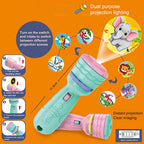 Mini Projector for Kids Flashlight Torch