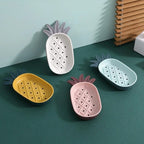 Pineapple Soap Holder – Cute Drain Soap Dish with Tray | Bathroom & Kitchen Soap Stand