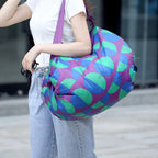 Foldable Zipper Storage Bag – Large Capacity Travel & Shopping Tote