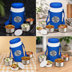 Royal Thermo Fresh Food Carrier Ultra 4 – Insulated Stainless Steel Hot & Cold Lunch Box