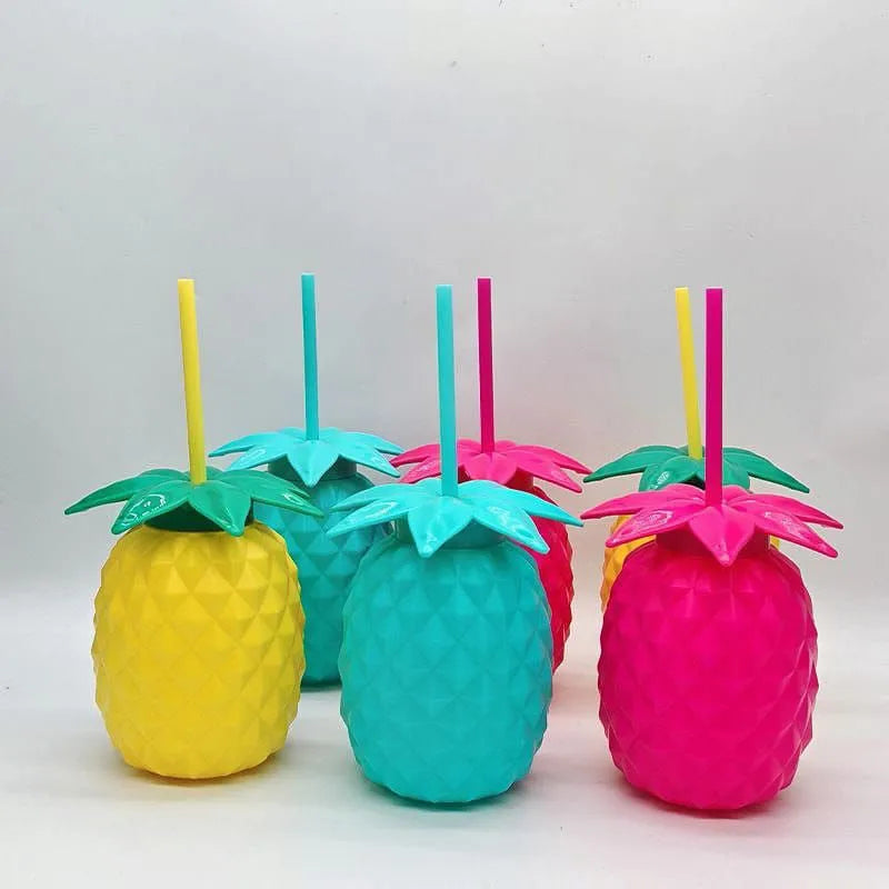 Tango Fruit Tumbler – Pineapple Style Straw Cup (Cute Summer Drink Cup)