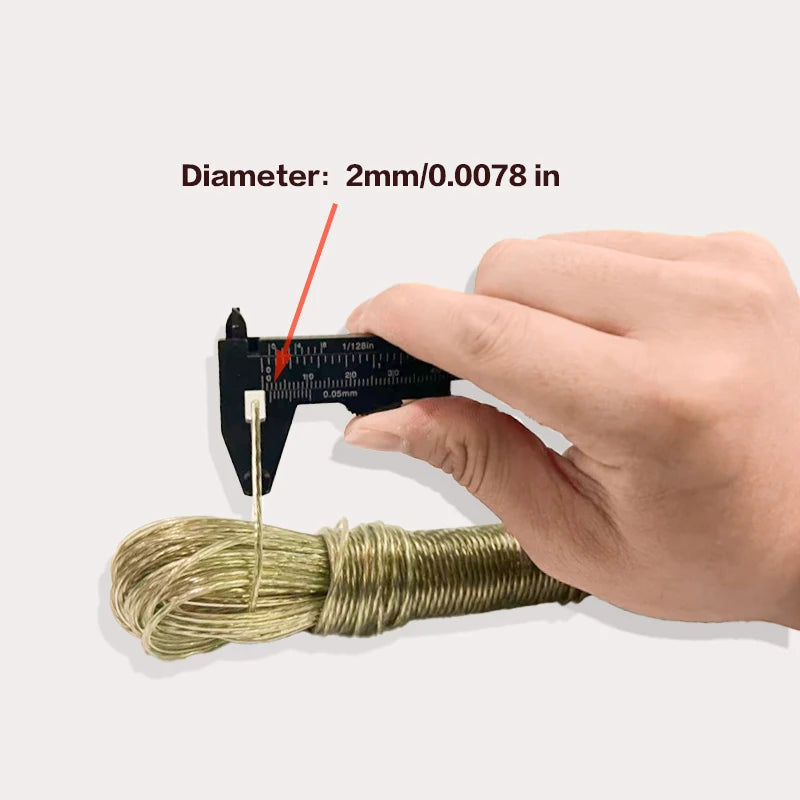 Heavy Duty 20 Meter PVC Metal Inner Rope for Laundry Wet Clothes