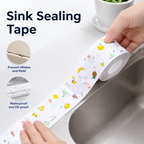 Waterproof Self-Adhesive Kitchen Sink Sticker For Bathroom Corner & Wall Sealing Strip
