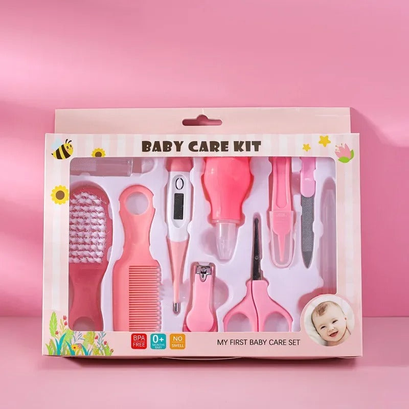 8 Pcs Baby Care Set | Newborn Health & Grooming Kit (Safe & BPA Free)