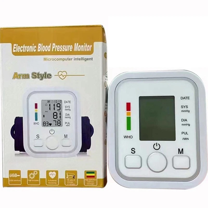 Digital Blood Pressure Monitor – Fully Automatic BP Machine with LCD Display