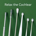 Pack of 2 Ear Cleaning Tool Kit – Portable Ear Wax Remover Set | Stainless Steel Earpick Kit