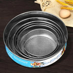 6 Pcs Fine Mesh Flour Sifter Set – Stainless Steel Baking Sieves