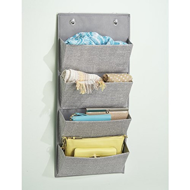 4 Pockets Closet Wardrobe Storage Organizer Storage Rack