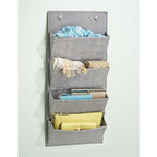 4 Pockets Closet Wardrobe Storage Organizer Storage Rack