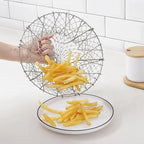 Chef Basket – Stainless Steel Folding Fry & Strainer Basket | Multi Purpose Cooking Basket