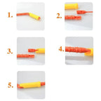 Pack of 2 Hair Removal Drain Cleaner Stick – Flexible Pipe Cleaning Tool | Anti-Clog Sink & Bathroom Drain Cleaner