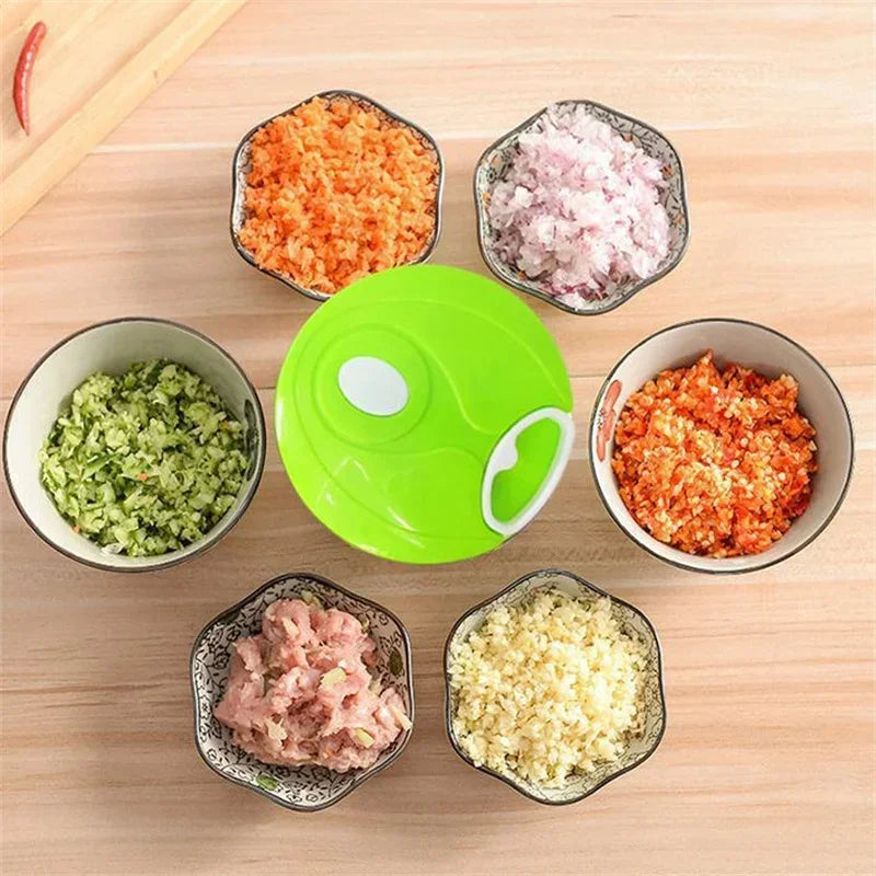 Speedy Chopper – Manual Pull Vegetable Chopper | Onion, Garlic & Meat Cutter