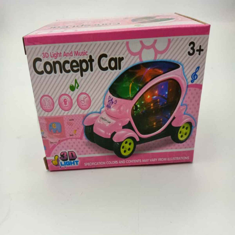 Music Concept Car Toy for Kids – 3D Light & Sound Electric Car