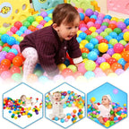 12 Soft Plastic Tent Balls Set for Kids – Multicolor Ball Pit Play Balls