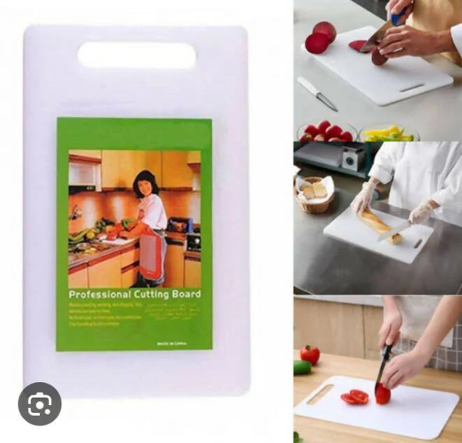 Double-Sided Cutting Board – Anti-Slip Kitchen Chopping Board (Food Grade)