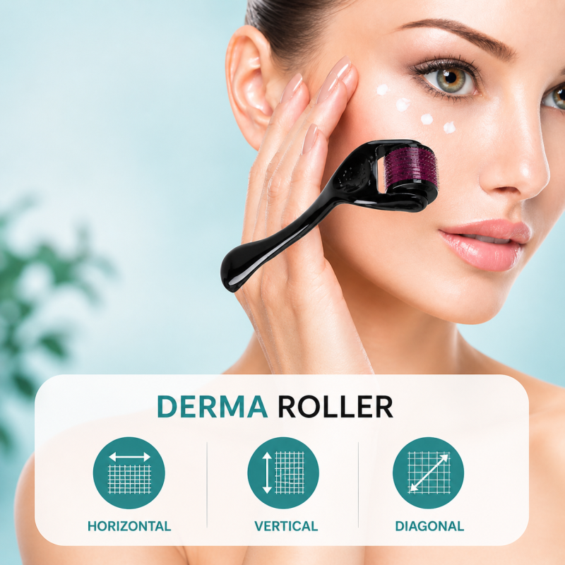 Derma Roller with Needles Hair Growth & Scalp Treatment