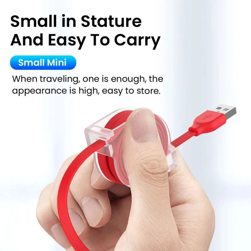 Data Cable 3 In 1 USB Charge for Micro-USB Type C Wire Portable For Fast Charging