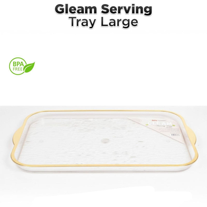 Gleam Serving Tray (Large) – Premium Stylish Tea & Snack Serving Tray