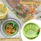 Creative Cactus Kitchen Sink Drain Strainer Basket – Food Waste Filter & Sink Catcher