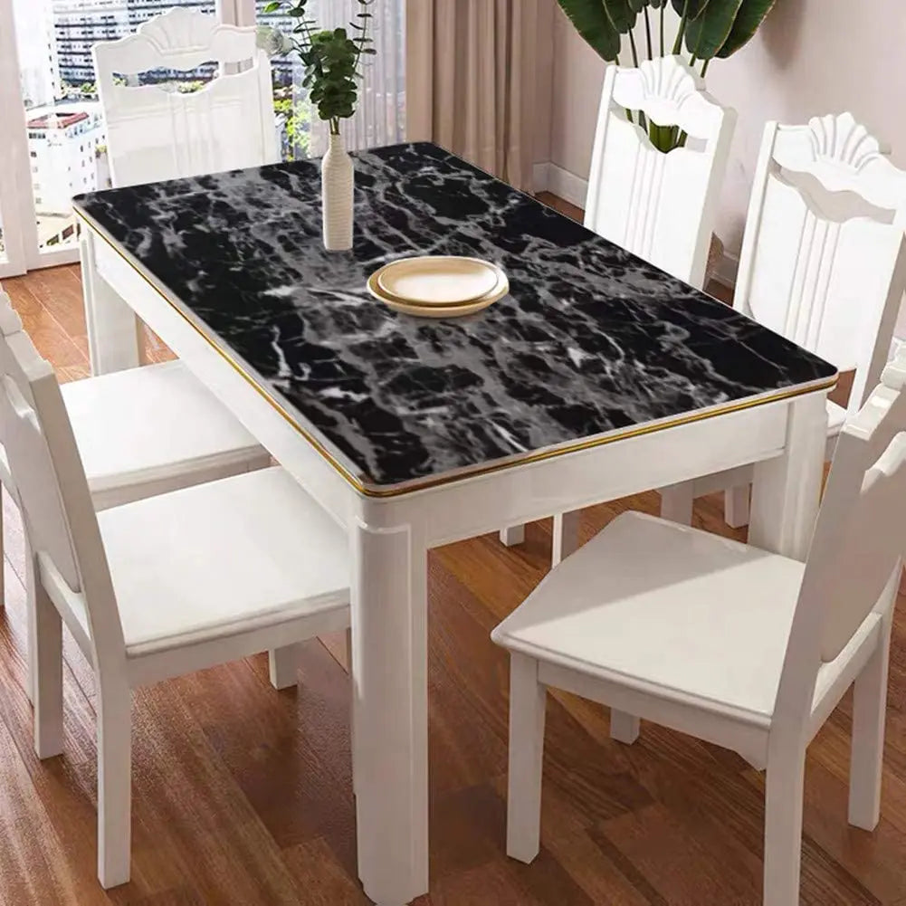 Black Marble Sticker Sheet (60x200cm) – Self Adhesive Waterproof PVC Kitchen Countertop & Cabinet Cover