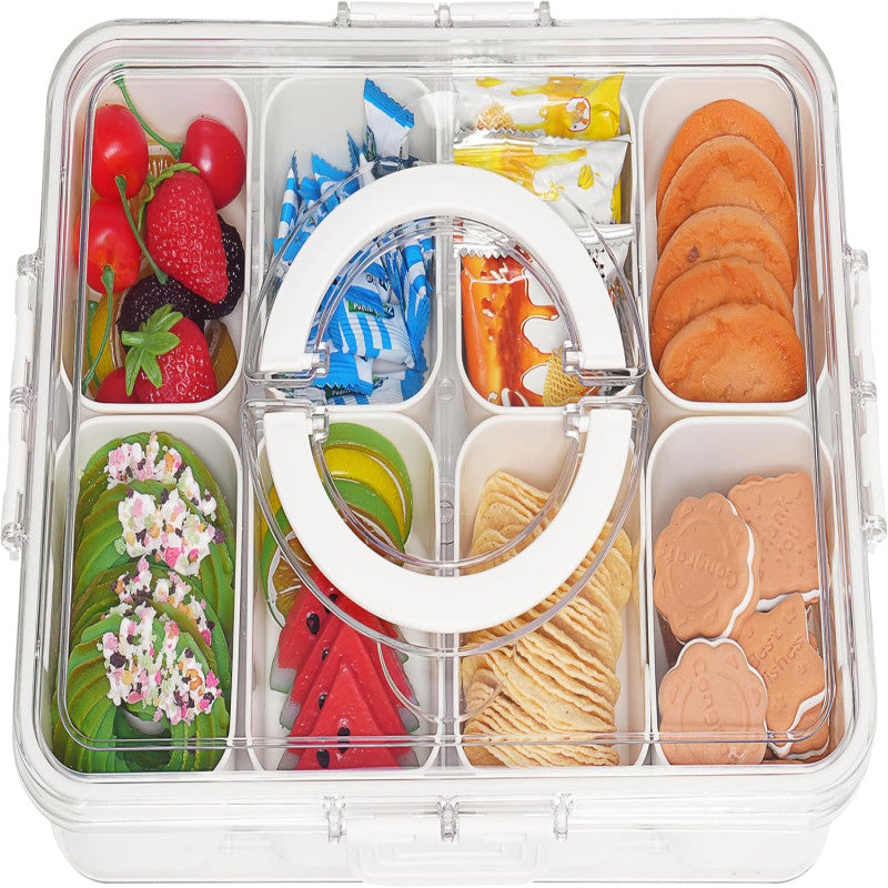 Nova 8 in 1 Storage Box – Airtight Multi Compartment Food & Snack Organizer