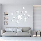 3D Acrylic Mirror Butterflies Self Adhesive Wall Art Decals Stickers