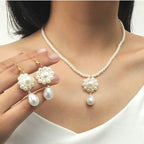Pearl Necklace & Earring Set for Women – Elegant Jewelry Set